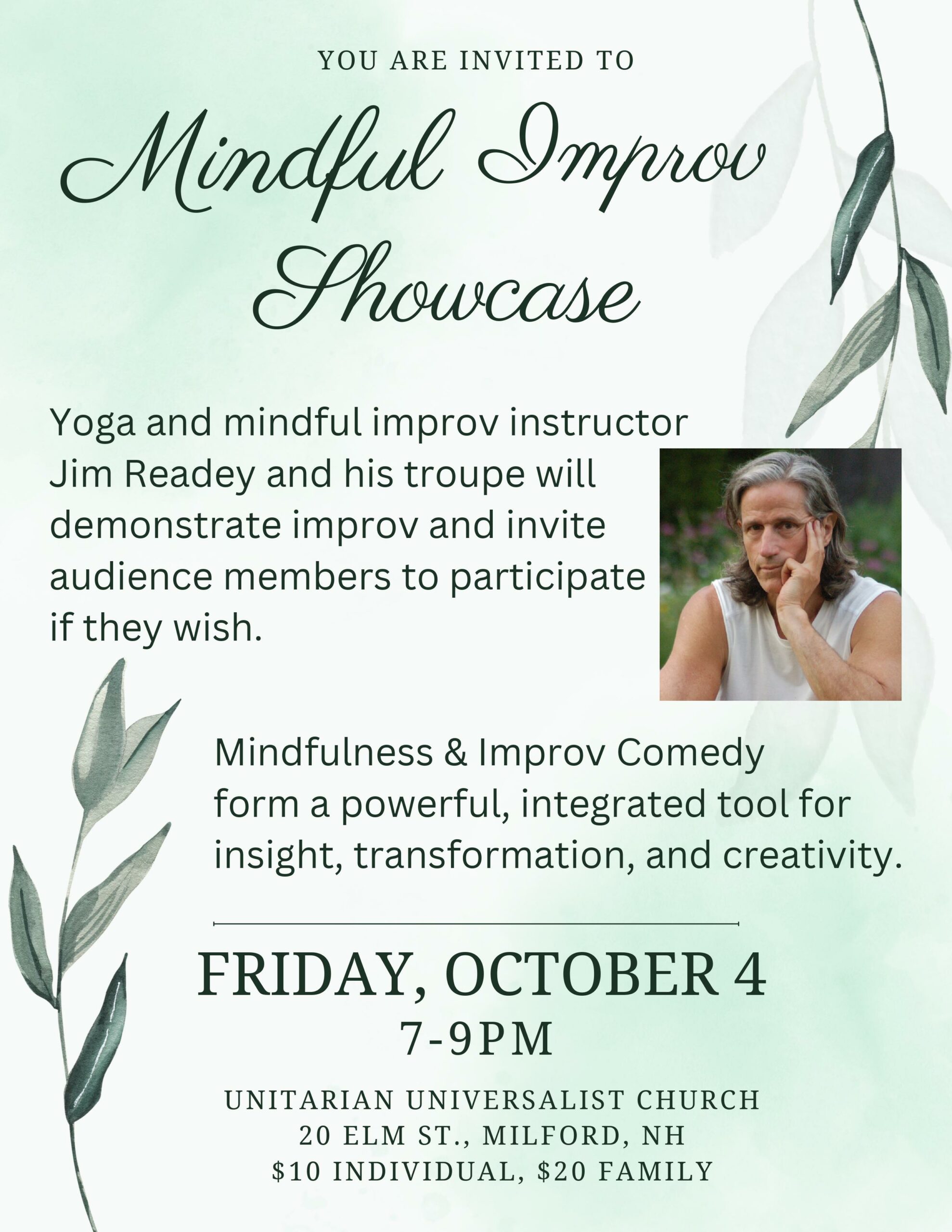 Mindful Improv Showcase