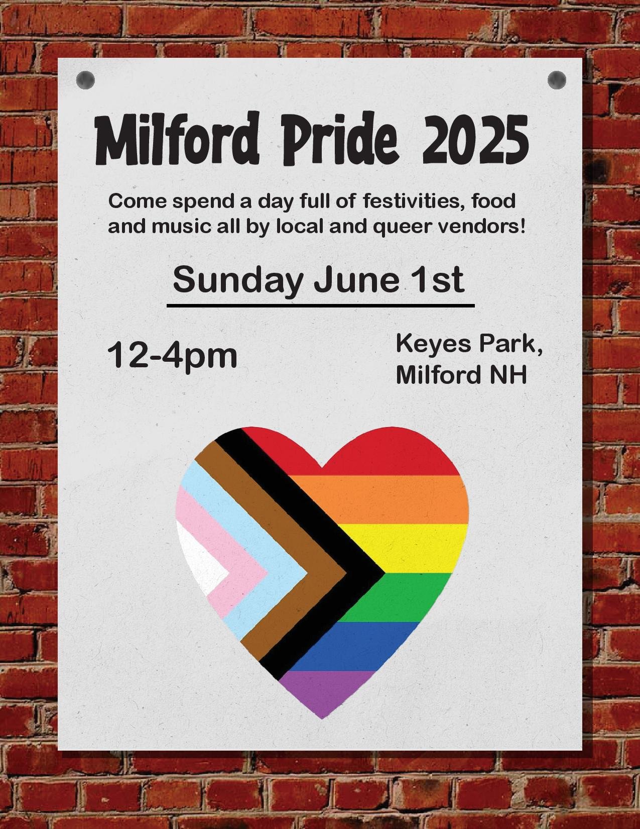 Milford Pride, 2025